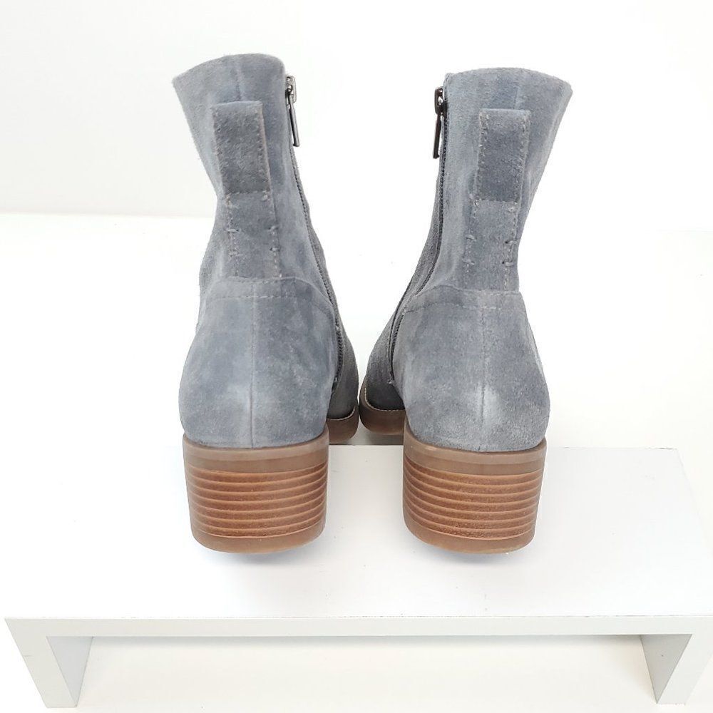 LUCKY BRAND Kazey Square Toe Bootie in Castlerock Oilsue NWOB US 8.5 - Picture 9 of 14